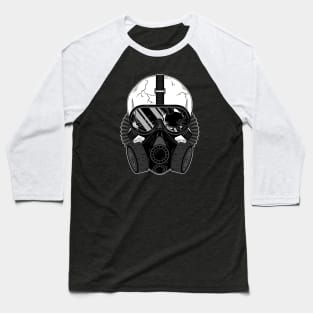 Gas Mask Skull Baseball T-Shirt